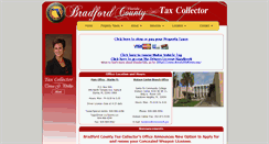 Desktop Screenshot of bradfordtaxcollector.com